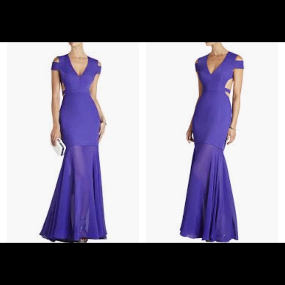 BCBG Ava cutout gown
